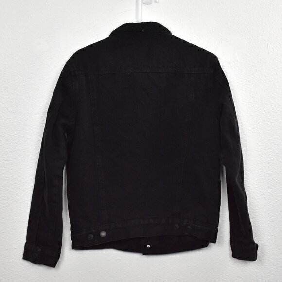 Sunrise Kingdom Sherpa Lined‎ Jean Jacket Size Small Gently Used Condition - Picture 3 of 5